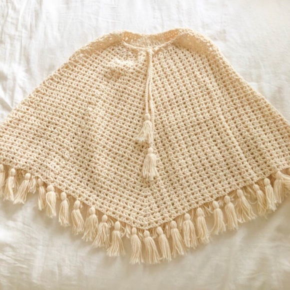Vintage Sweaters - Vintage Poncho